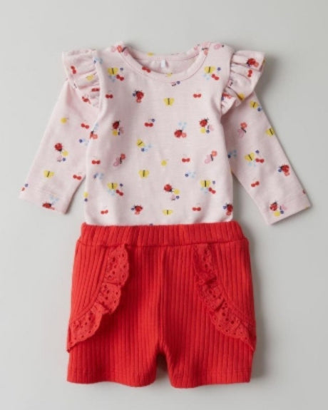 Rød - tomato - name it - shorts - flæser - 13228015