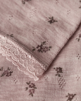 Lyserød - Shadow Gray - Name it - Uld leggings - Blomster - 13228434