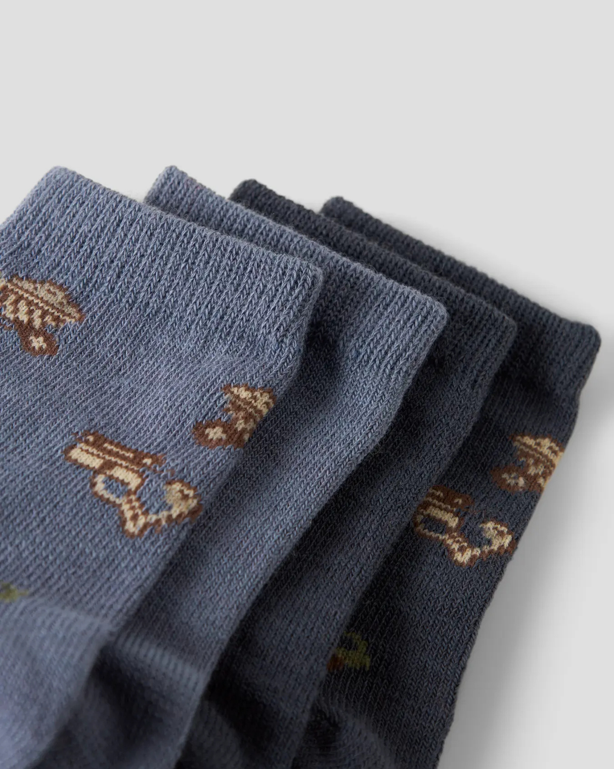 Blå - Folkstone Gray - Name it - Strømper - 4-pak - 13229070