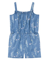 Blue - Medium Blue Denim - Name it - jumpsuit - floral - 13229402