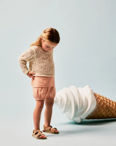 Lyserød/orange - Papaya punch - Name it - shorts - stribet - 13229438