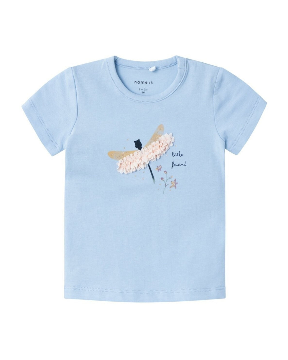 Blå - chambray blue - Name it - t-shirt - 13229657