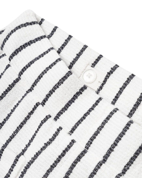 Hvid/Sort - Bright White - Name It - Shorts - 13229965