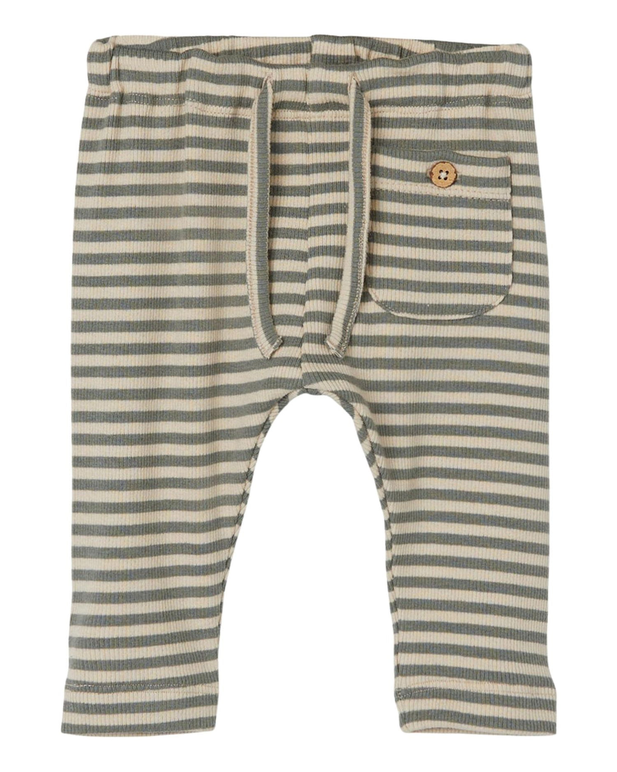 Green/Offwhite - Fog/Agave Green - Lil'Atelier - Pants - Striped - 13230702