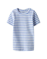 Blå - Serenity/Bright Whi - Name it - T-shirt - 13231467