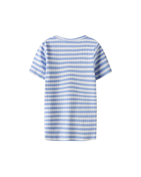 Blå - Serenity/Bright Whi - Name it - T-shirt - 13231467