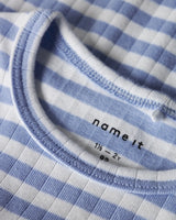 Blå - Serenity/Bright Whi - Name it - T-shirt - 13231467