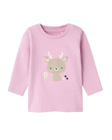 Lyserød - Pastel Lavendel - Name It - Bluse - Dådyr - 13231528