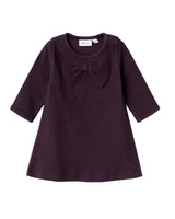 Lilla - plum perfect - Name it - rib kjole - 13231557