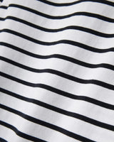 Hvid/sort - Mocha Meringue - Name it - langærmet bluse - 13231944