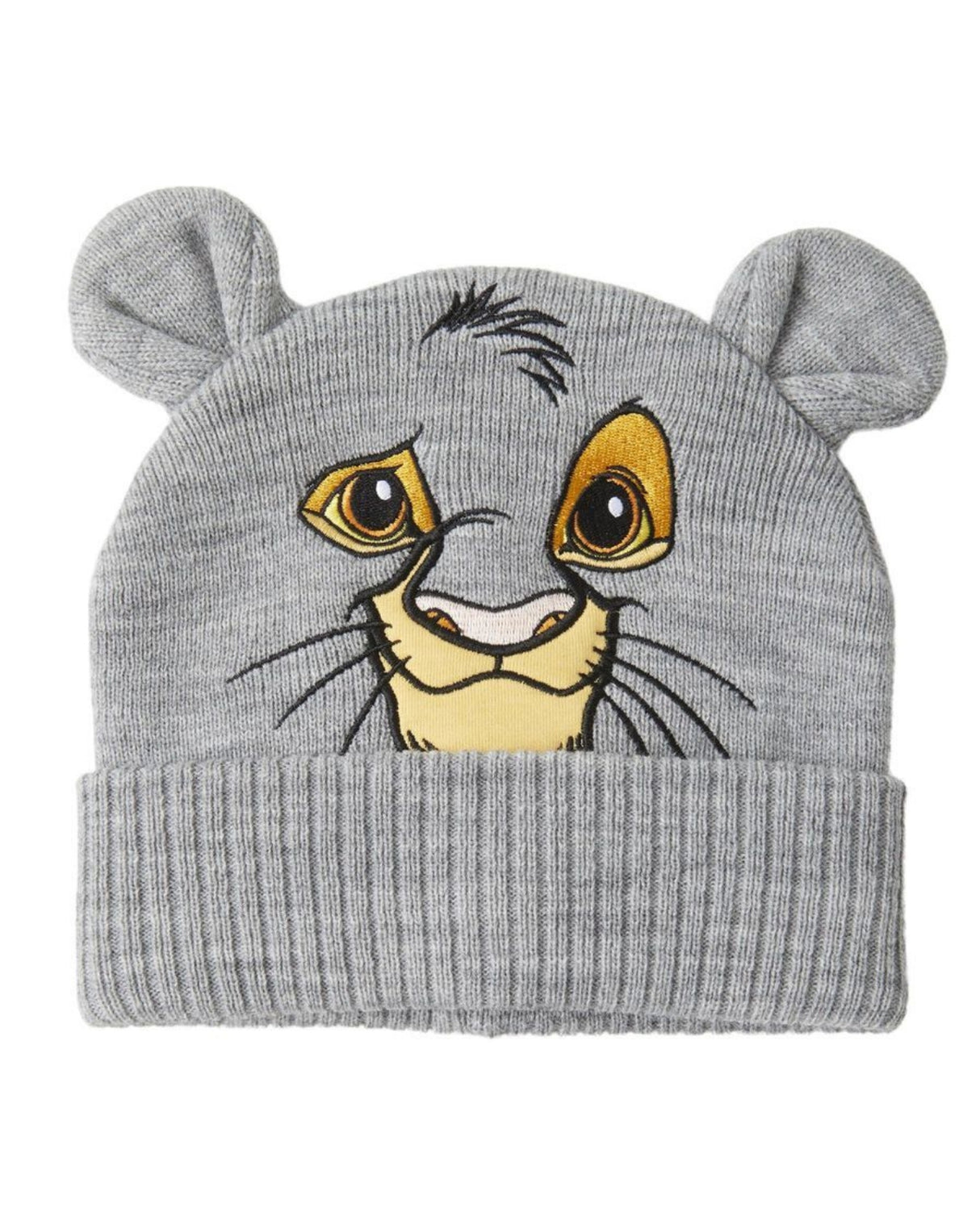 Grå - Grey melange - Name it - hue - løvernes konge - 13231993