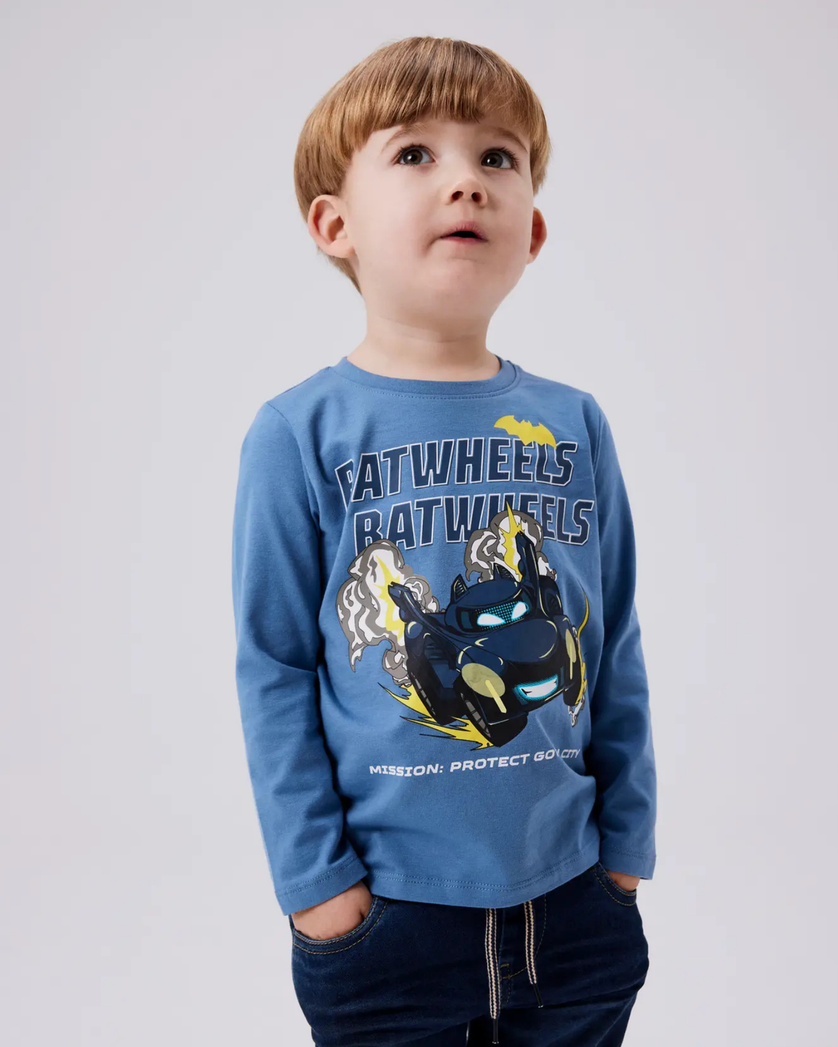 Blå - Coronet Blue - name it  - langærmet t-shirt - 13232352