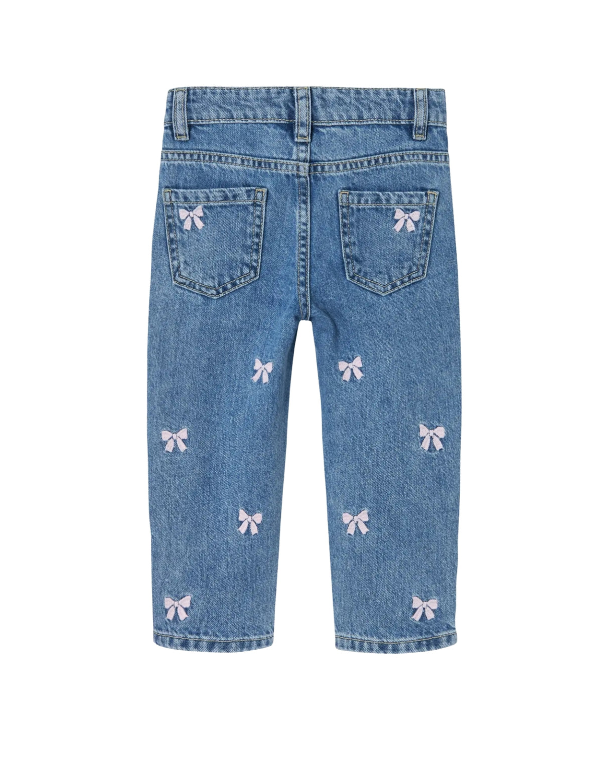 Medium blå - Medium blue Denim - Name it - Jeans - Sløjfer - 13232569