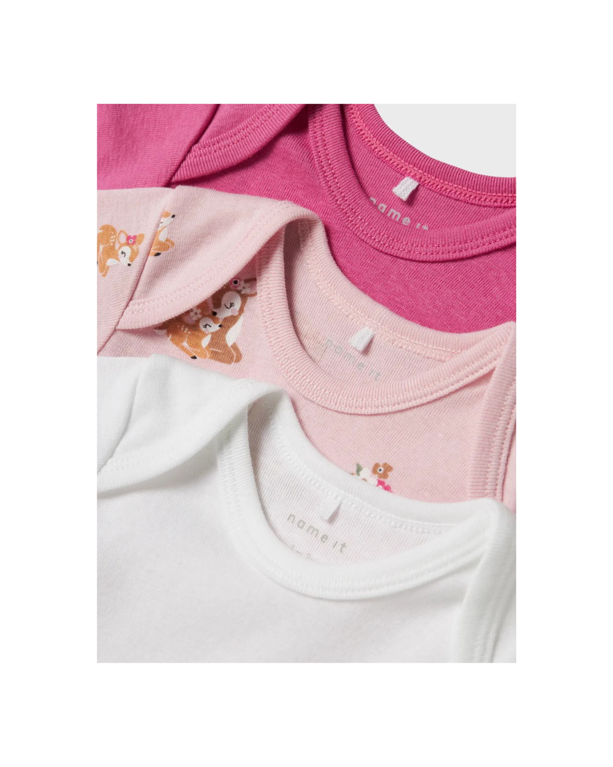 Blue - Dark Denim - Name it - 3-pack - Bodystocking - Rummet - 13232738