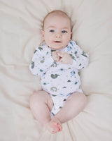 Lyseblå - Baby Blue - Name it - 3-pack - Bodystocking - Elefant - 13232736