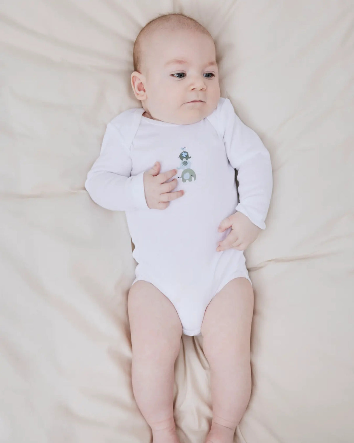 Lyseblå - Baby Blue - Name it - 3-pack - Bodystocking - Elefant - 13232736