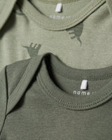 Green - Agave green - Name it - 3-pack - Bodystocking - dinosaur - 13232737