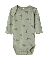 Green - Agave green - Name it - 3-pack - Bodystocking - dinosaur - 13232737