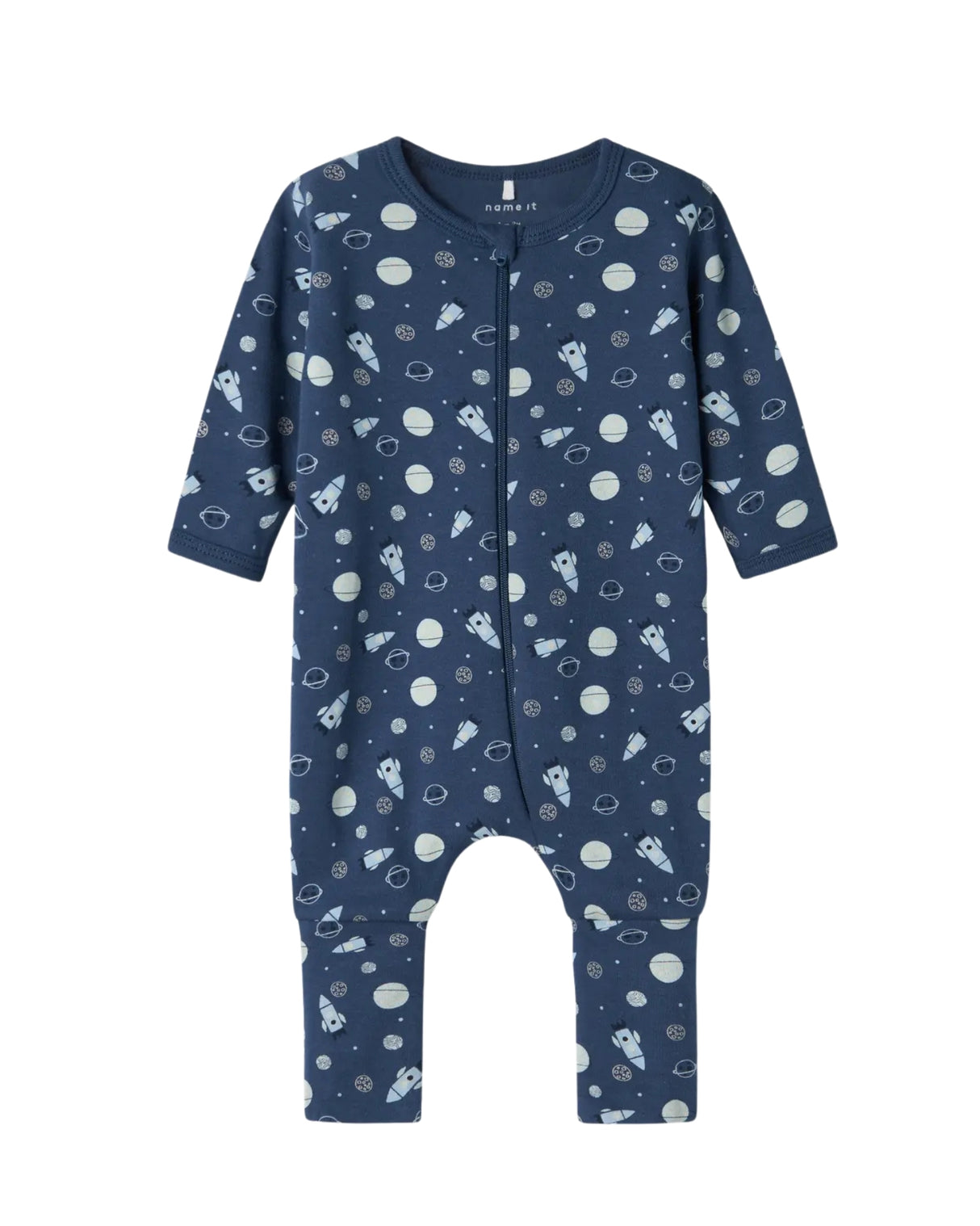 Blå - Dark Denim - Name it - Natdragter (med lynlås) - 2-pack -  rummet - 13232746