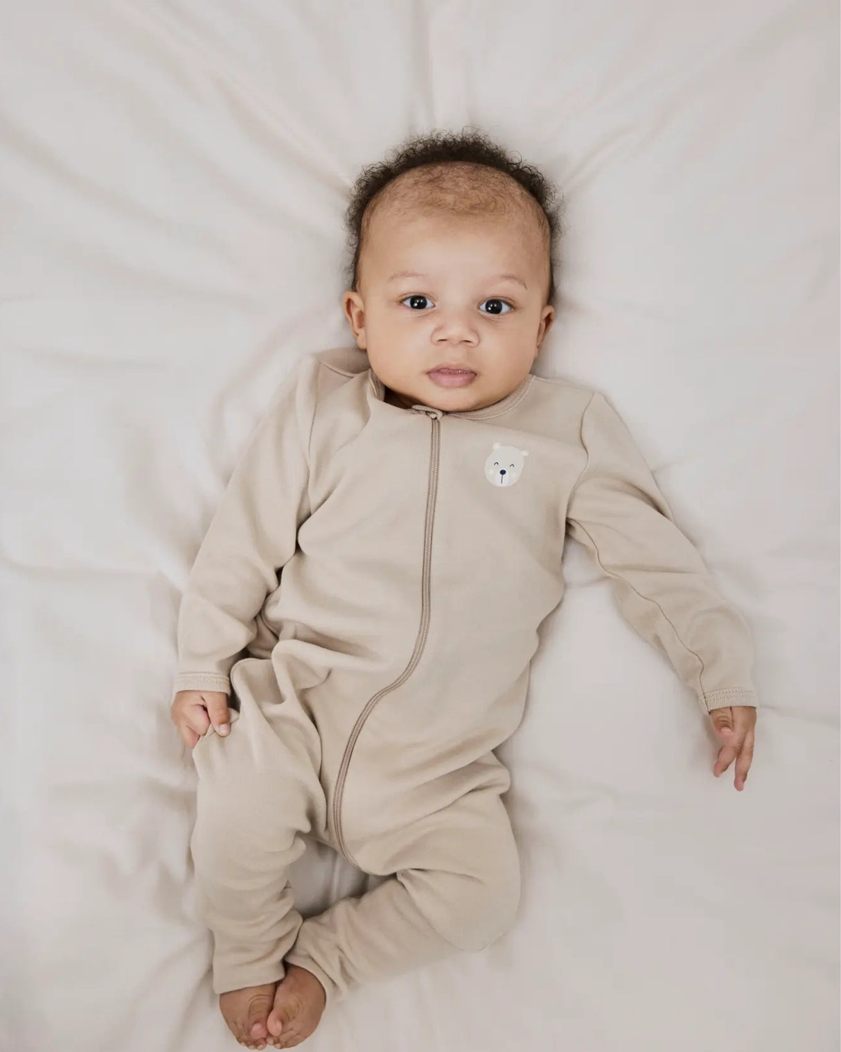 Offwhite - Oxford Tan - Name it - Natdragter (med lynlås) - 2-pack - bamser - 13232751