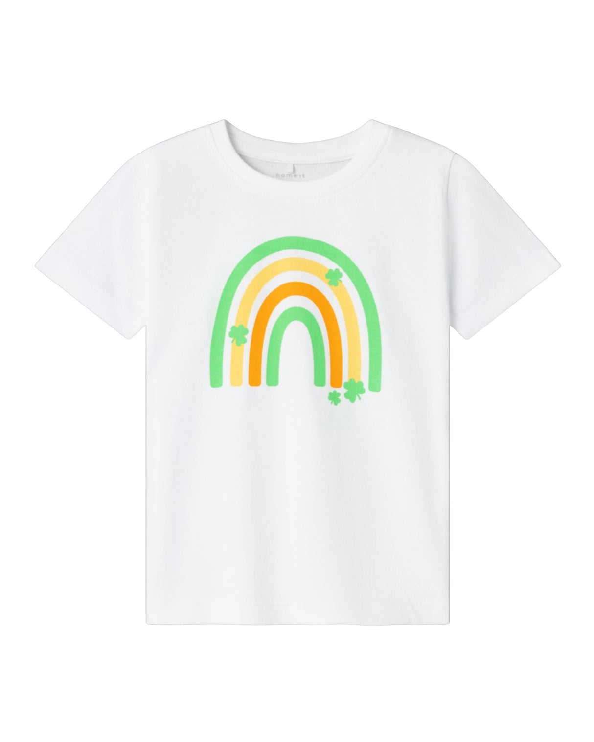 Hvid - Bright White - Name It - T-shirt - 13232816