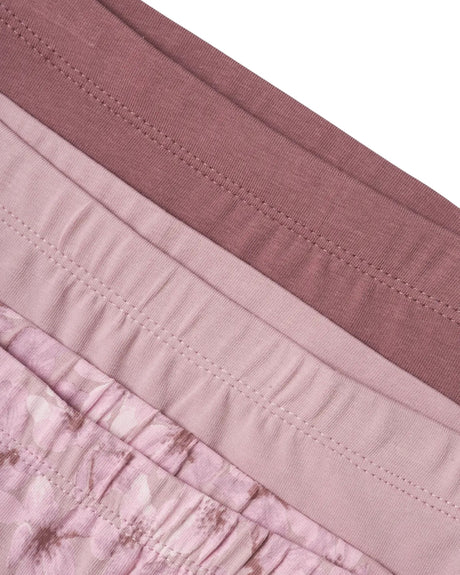 Lilla - Mauve Shadows - Name it - 3-pack - Tights Underbukser - Blomster - 13232978