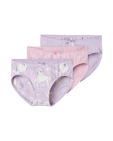 Pink/purple - Pastel Lilac - Name it - 3-pack - Briefs Underpants - 13232982