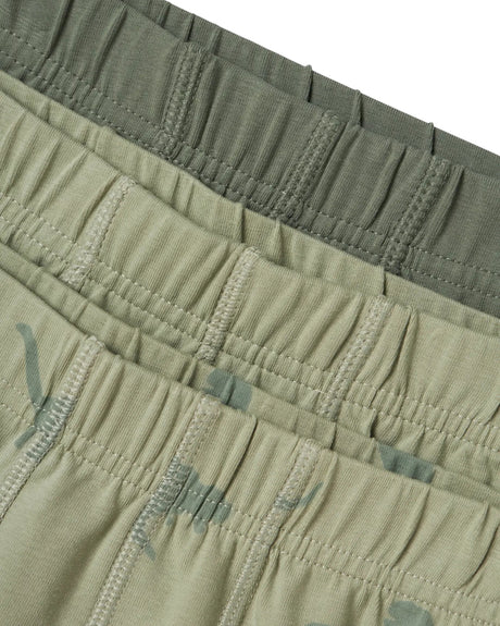 Grøn - Agave Green - Name it - 3 pack - boxeshorts - Dinosaurer - 13232991