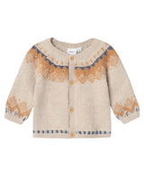 Sand - payote melange - Name it - strik - cardigan - 13233131