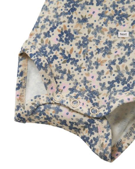 Blå - Summer sand - Name it - body med blomster - 13233398