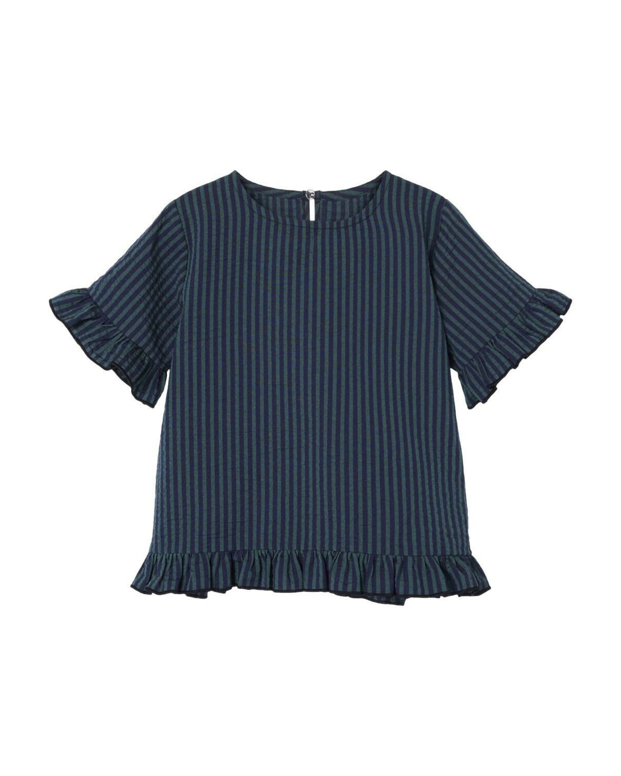 Grøn/blå - Dark sapphire - name it - bluse - 13233412