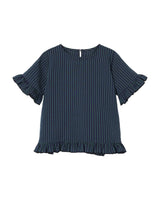 Grøn/blå - Dark sapphire - name it - bluse - 13233412