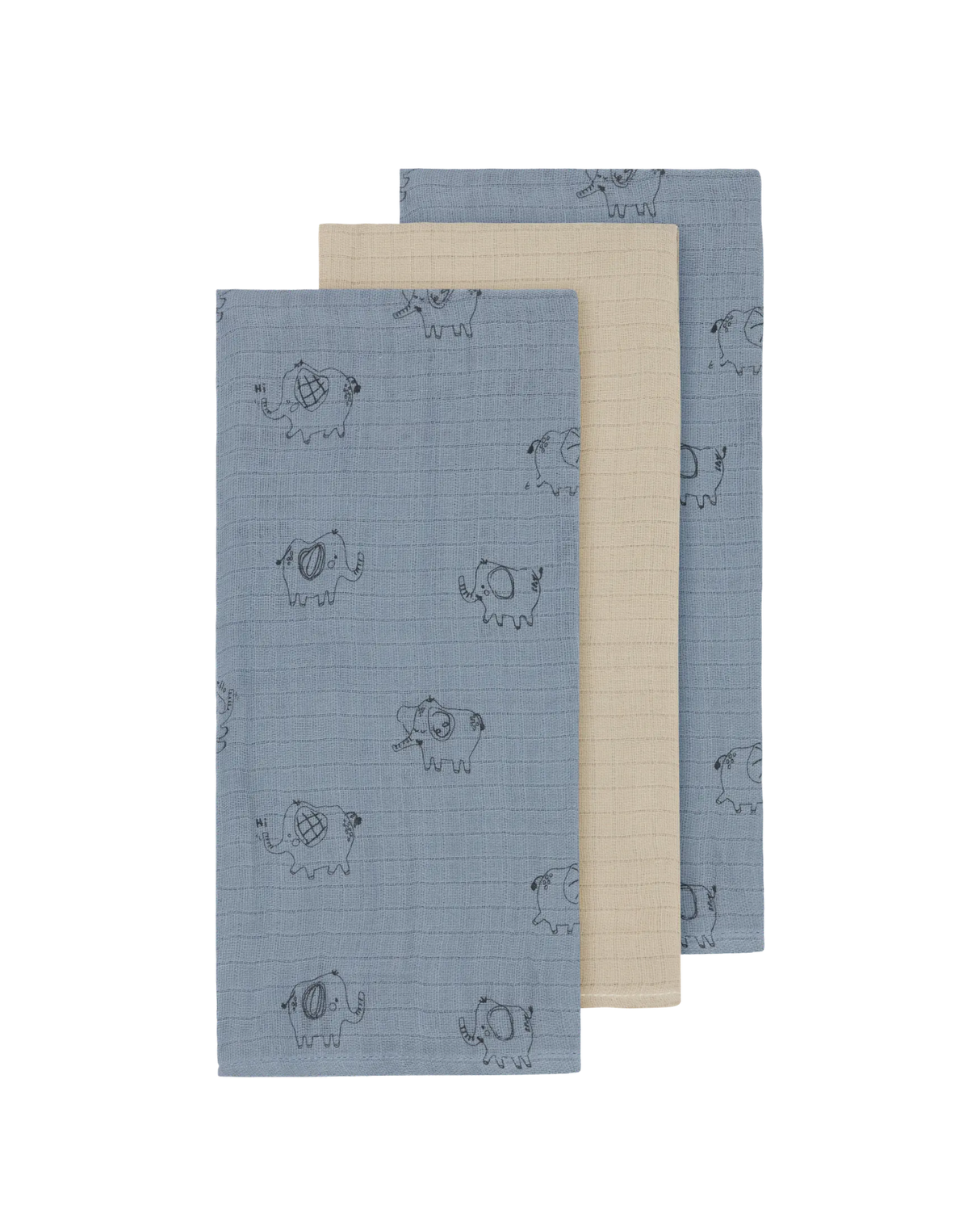 Blå - Tradewinds - Name it - Stofbleer 3 pak - 13233509