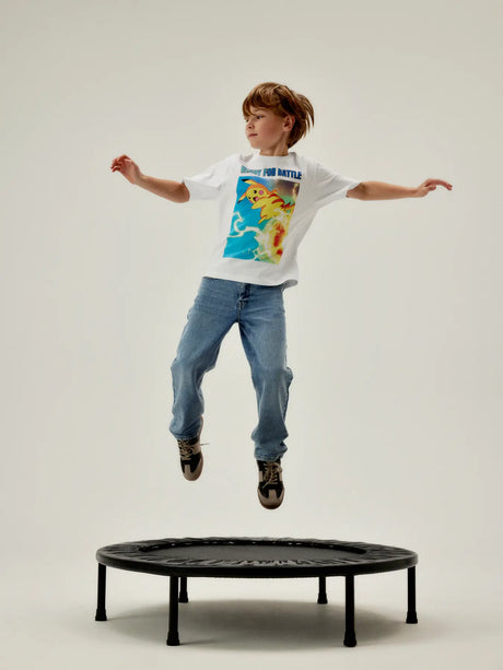 Hvid - Bright White - Name it - T-shirt - Pokemon - 13234138