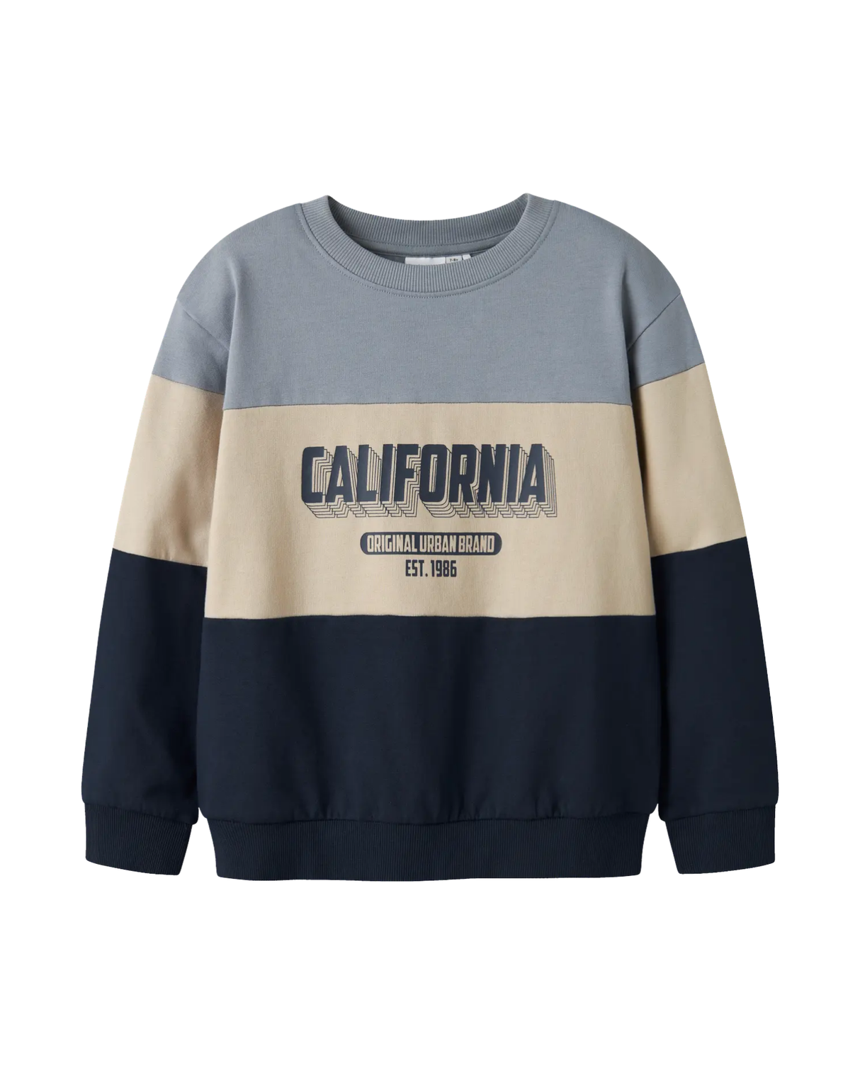 Blå / Sand - Navy Blazer - Name it - Sweatshirt - "California" - 13234310