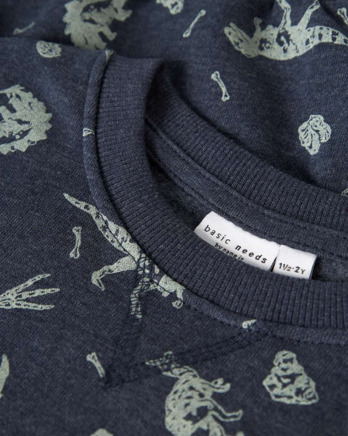 Mørkeblå - Navy Blazer - Name it - Sweatshirt - Dinosaur - 13234338