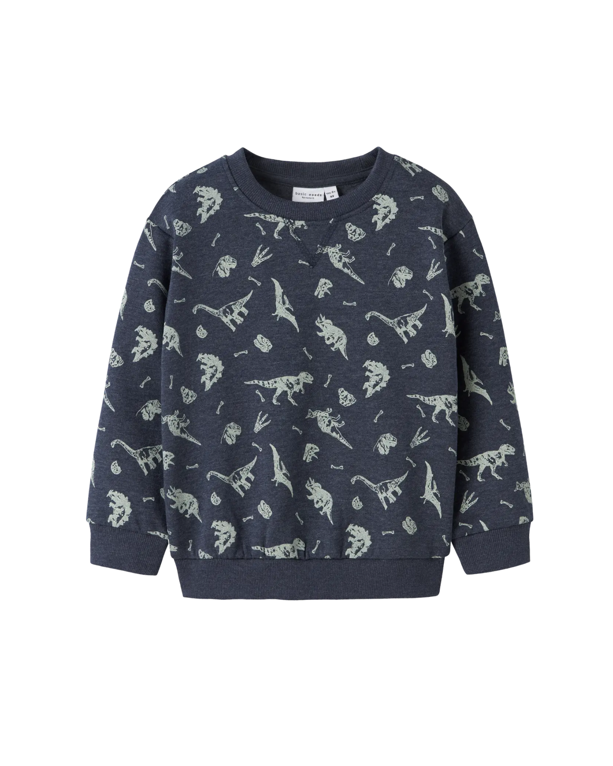Mørkeblå - Navy Blazer - Name it - Sweatshirt - Dinosaur - 13234338