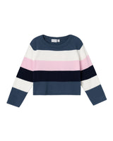 Lyserød/Navy - Dark Denim - Name it - Strik - sweater - 13234414