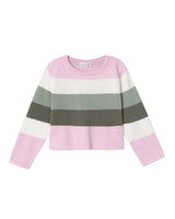 Lyserød/grøn - Lily Pad - Name it - Strik - sweater - 13234414