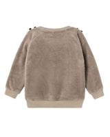 Brun - Weathered Teak - Name it - Teddy - sweatshirt - rensdyr - 13234746