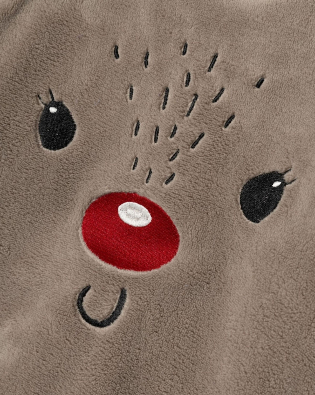 Brun - Weathered Teak - Name it - Teddy - sweatshirt - rensdyr - 13234746