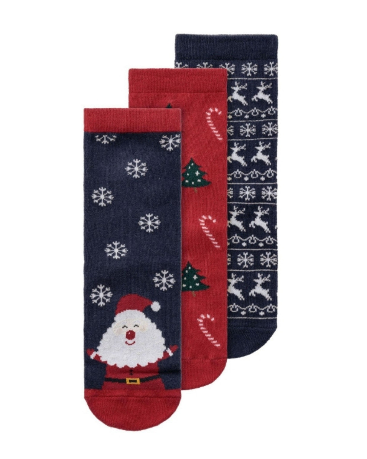 røde/blå - dark sapphire - Name it - 3 pak julestrømper - 13234827