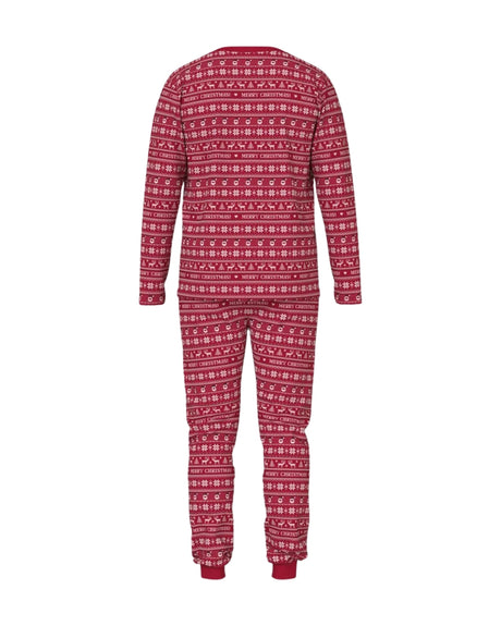 Rød - Jester Red - Name it - jule nattøj  - 13234978