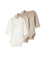 Sand - Pure Cashmere - Name it - 3-pack - Bodystocking - whale - 13235147