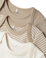 Sand - Pure Cashmere - Name it - 3-pack - Bodystocking - whale - 13235147