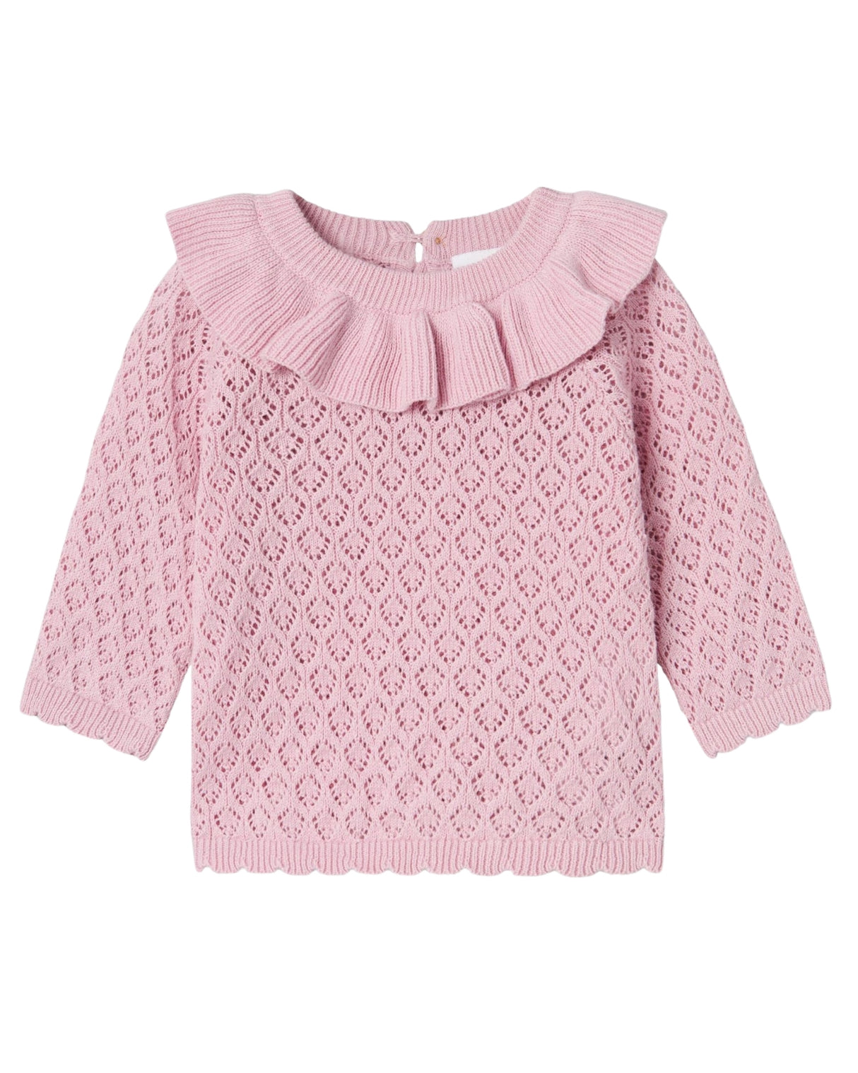 Lyserød - Corsage - Name it - Strik - Krave - 13235303