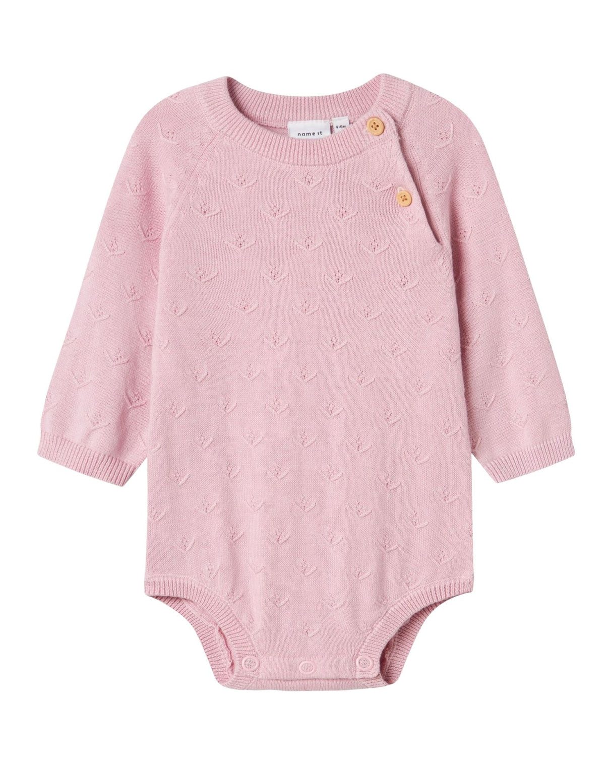 Lyserød - Corsage - Name it - strik - bodystocking - 13235329