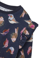 Purple - Peacoat - Name it - Sweatshirt - birds - 13235824