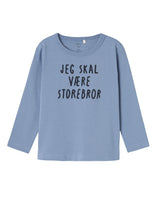 Blå - troposphere - name it - tshirt - storebror - 13235888