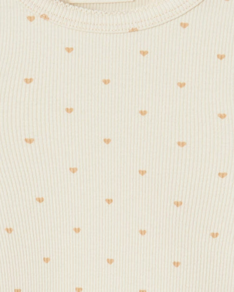 Sand - Turtledove - Lil'Atelier - Blouse - Hearts - Rib - 13235931